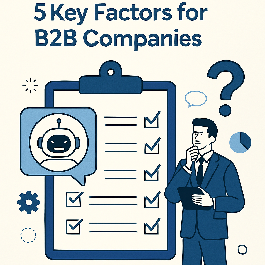 AI chatbot vendor for B2B