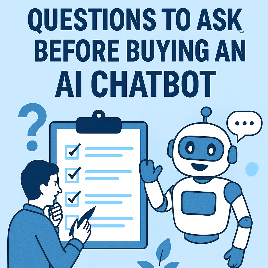 AI chatbot vendor selection checklist