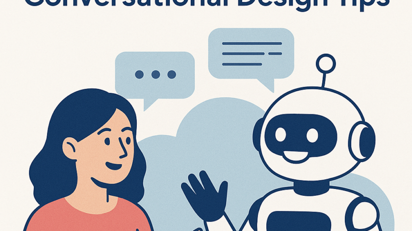 Conversational design for chatbots