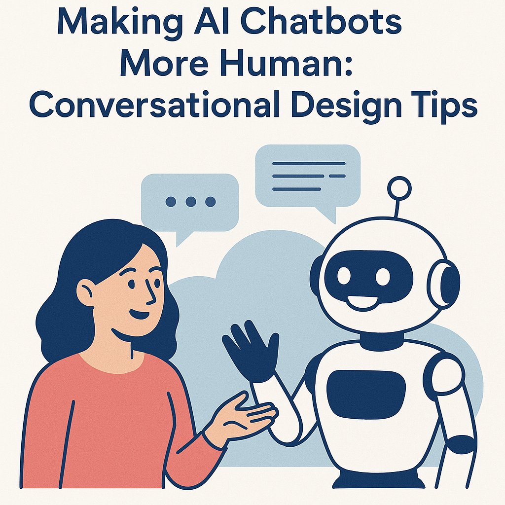 Conversational design for chatbots