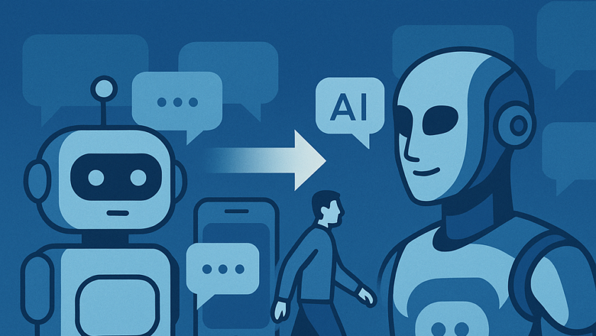 Evolution of chatbots to conversational AI