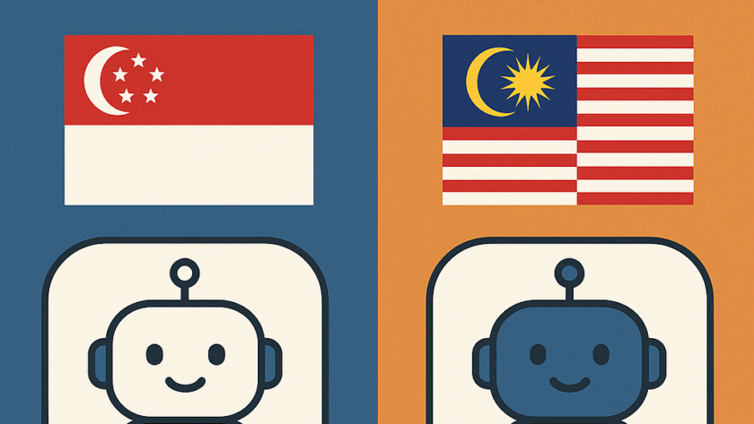 AI chatbot adoption Singapore vs Malaysia