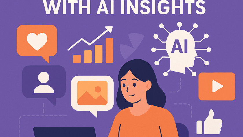 AI content strategy social media
