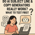 Do AI Subject Line & Copy Generators Really Work? What to Test First