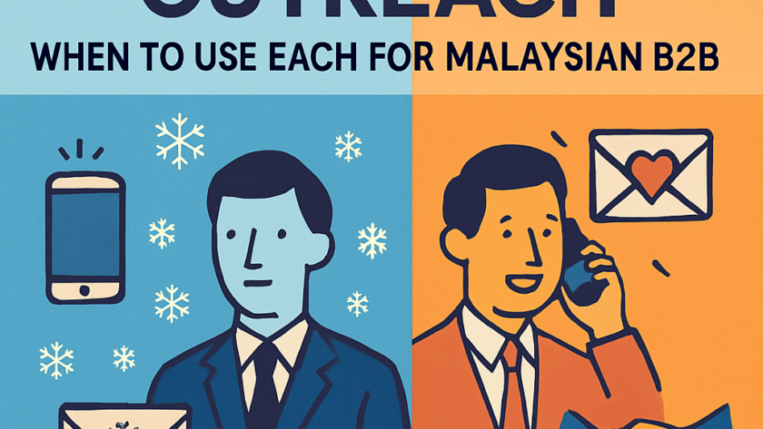 cold vs warm email outreach