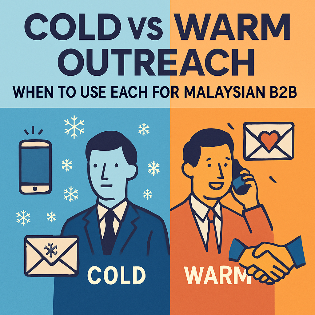 cold vs warm email outreach