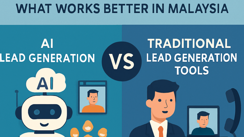 AI vs traditional lead generation