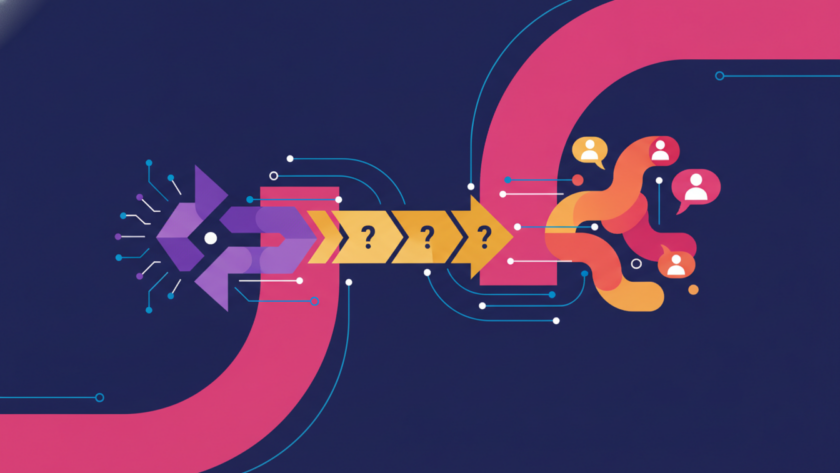 Illustration for NineTen's article on ai agency vs marketing agency