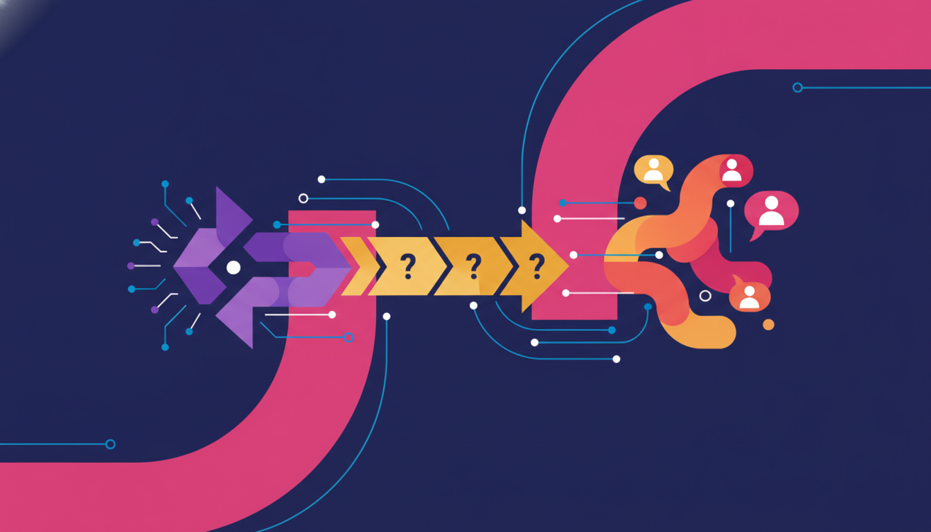 Illustration for NineTen's article on ai agency vs marketing agency