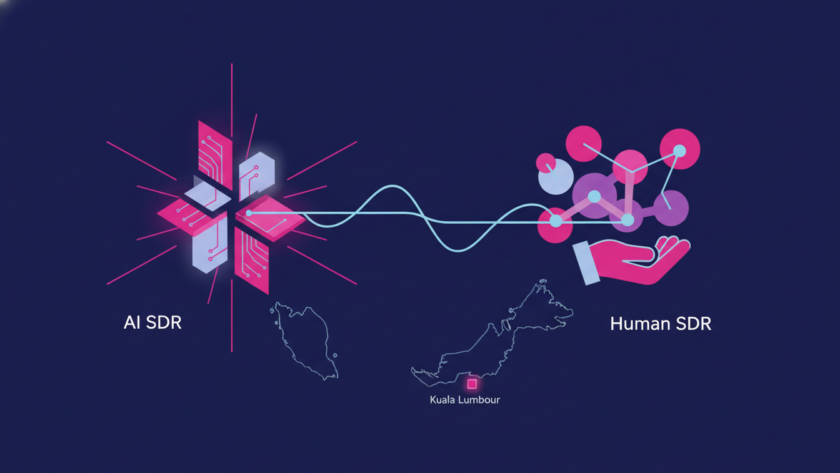Illustration for NineTen's article on ai sdr