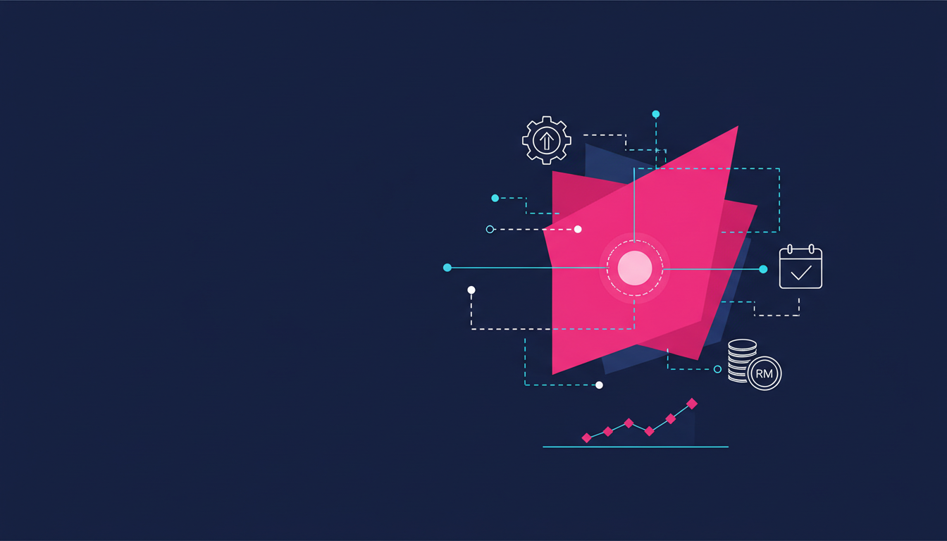 Illustration for NineTen's article on ai appointment setting cost malaysia