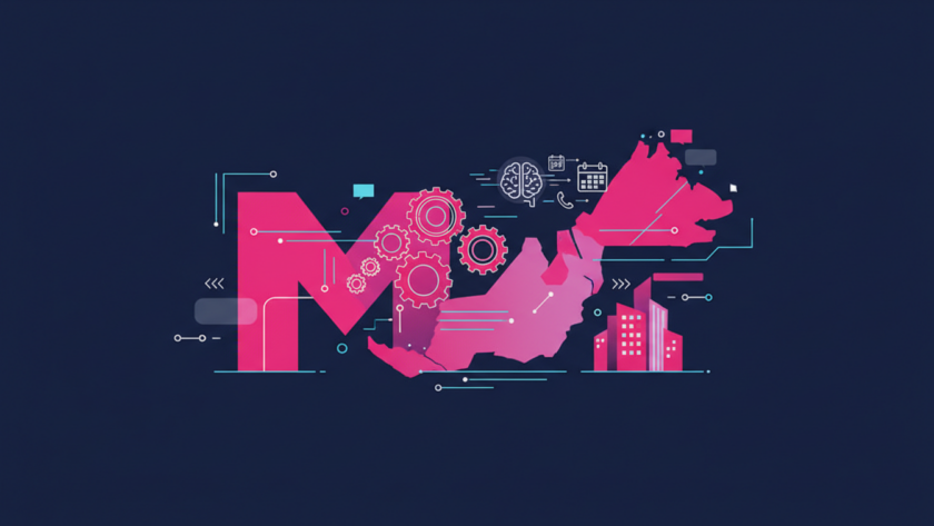 Illustration for NineTen's article on ai appointment setting service malaysia