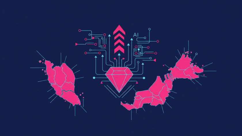 Illustration for NineTen's article on ai grant malaysia sme