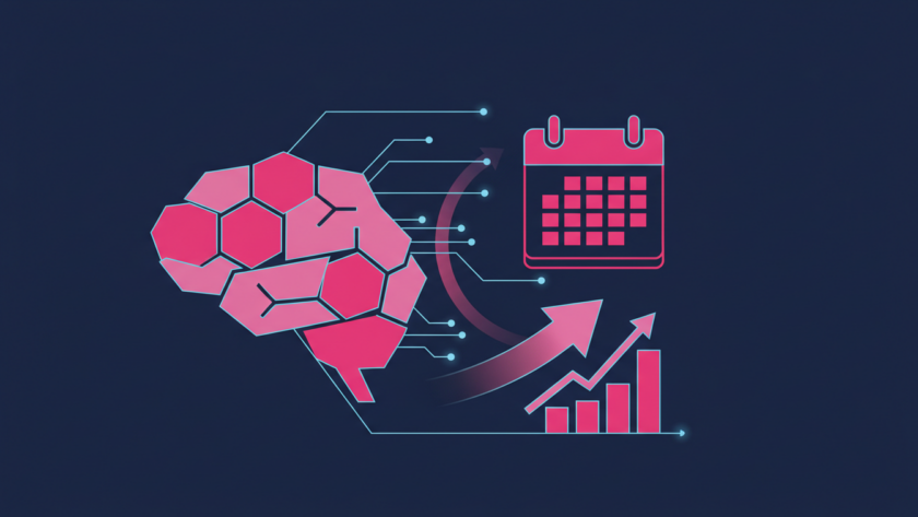 Illustration for NineTen's article on can AI really book sales meetings