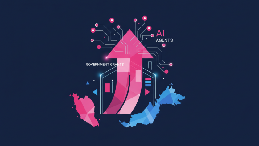 Illustration for NineTen's article on can i use government grants to pay for ai agents malaysia