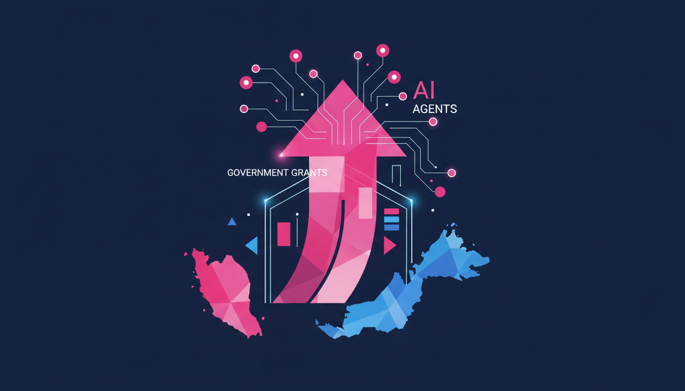 Illustration for NineTen's article on can i use government grants to pay for ai agents malaysia