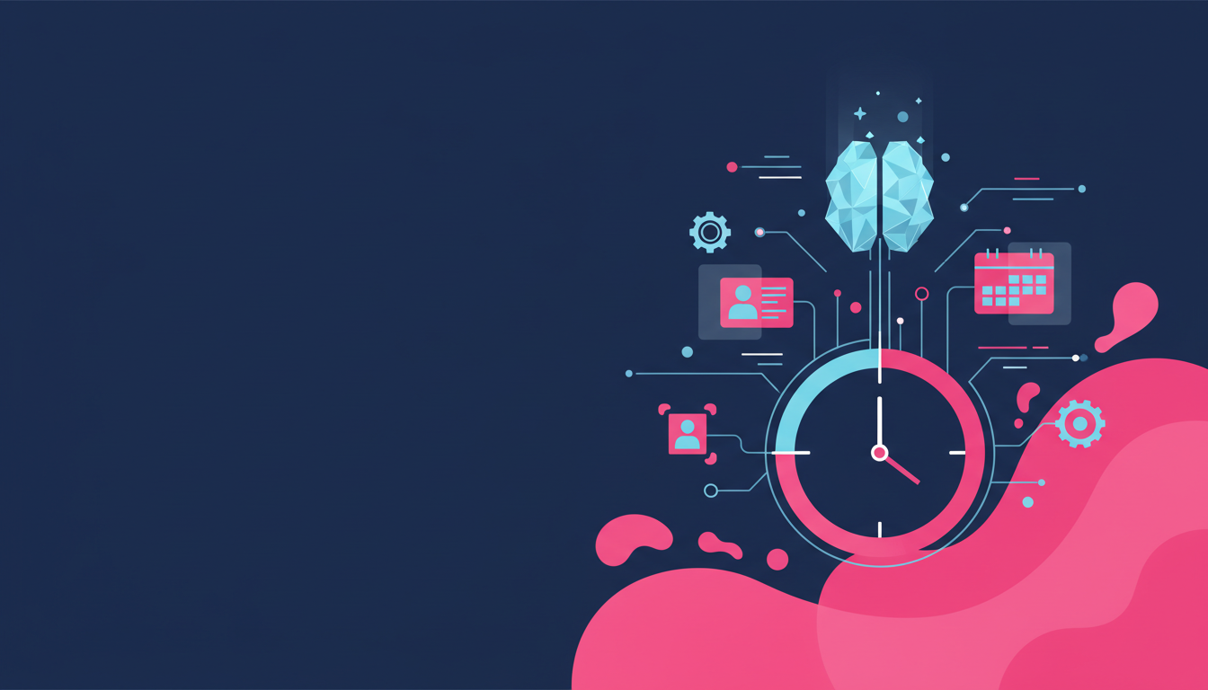 Illustration for NineTen's article on can AI really book sales meetings while you sleep