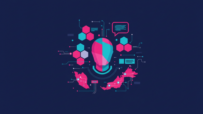 Illustration for NineTen's article on malaysia ai chatbot crm