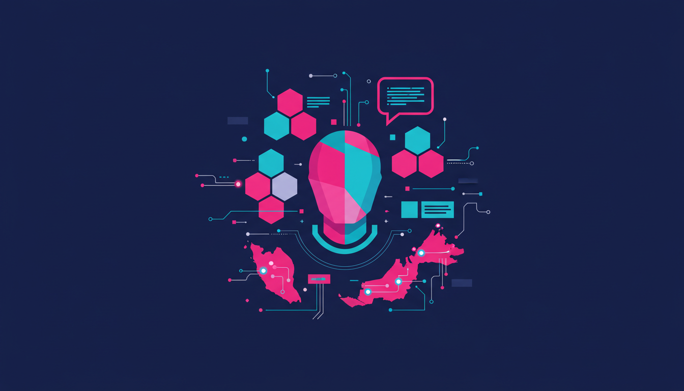 Illustration for NineTen's article on malaysia ai chatbot crm
