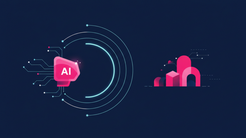 Illustration for NineTen's article on when should a small business hire an AI employee